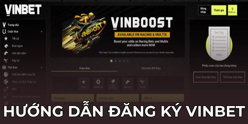 Đăng ký Vinbet cần điều kiện gì?